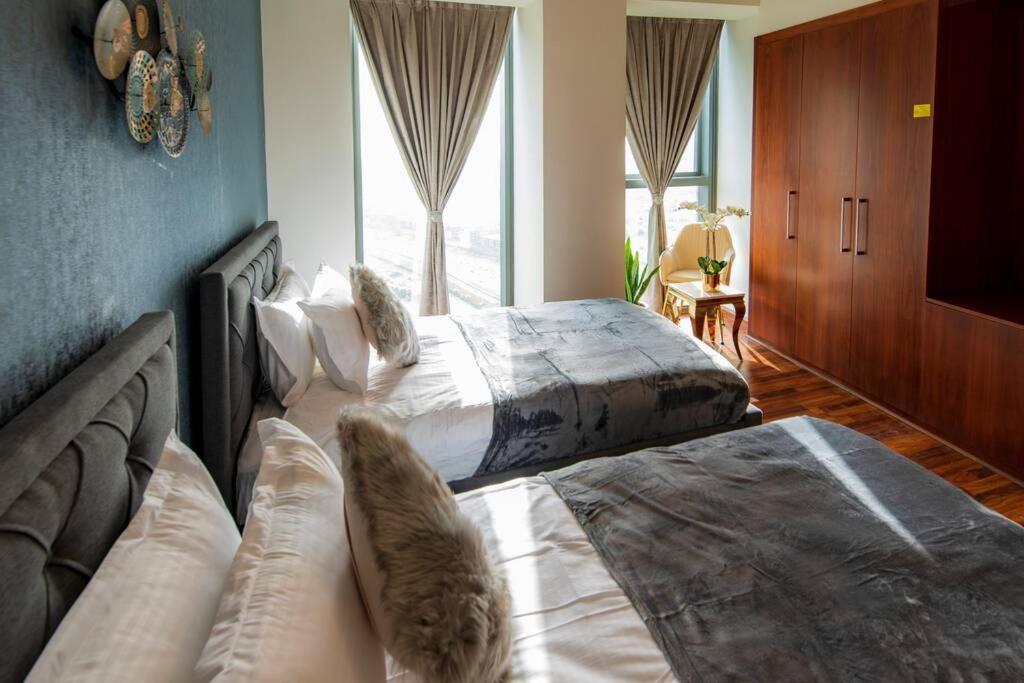 First Class 3Br With Full Burj Khalifa And Fountain View Dubai Exterior foto